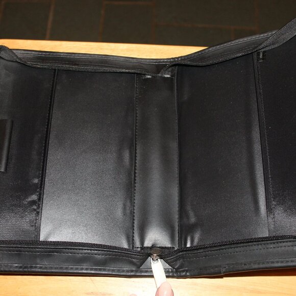 Black Leather Look Bible Cover - Picture 2 of 7